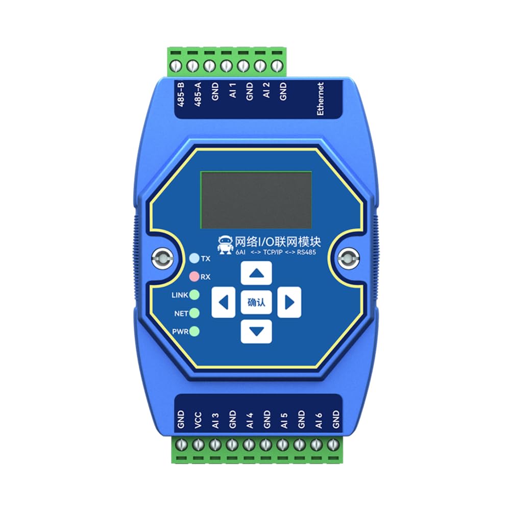 6AI RS485 RJ45 Etherent Analoge und digitale Erfassungssteuerung ME31-XAXX0600 ModBus RTU I/O Netzwerkmodul