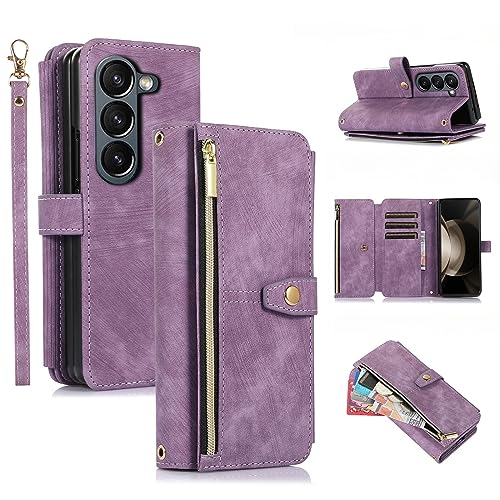 Étui Samsung Galaxy Z Fold 5 violet pour sécuriser vos déplacements urbains