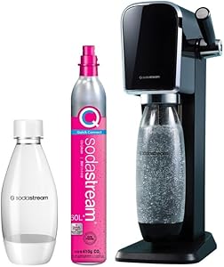 ソーダストリーム ART(アート) スターターキット マシン本体 + 60Lガス1本+ボトル2本(1L&0.5L) ブラック 炭酸水メーカー 電源不要