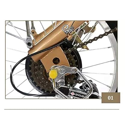 26-Zoll-Fahrrad Lady Bike Commuter City Damen Fahrrad City Bike, Fahrrad mit Variabler Geschwindigkeit, Nicht faltbares Citybike, männliche und weibliche Erwachsene Studenten – Bild 3