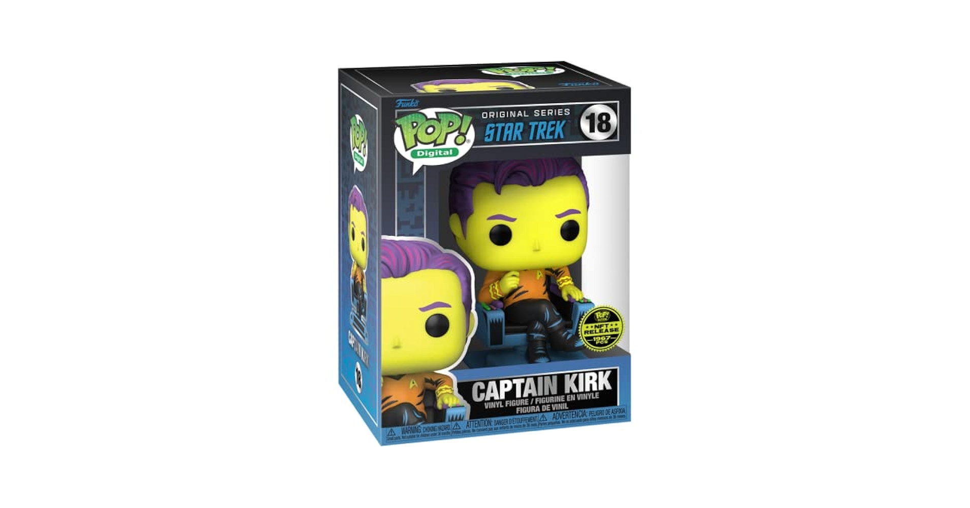 Amazon.com: Funko Pop Digital: Star Trek Captain Kirk