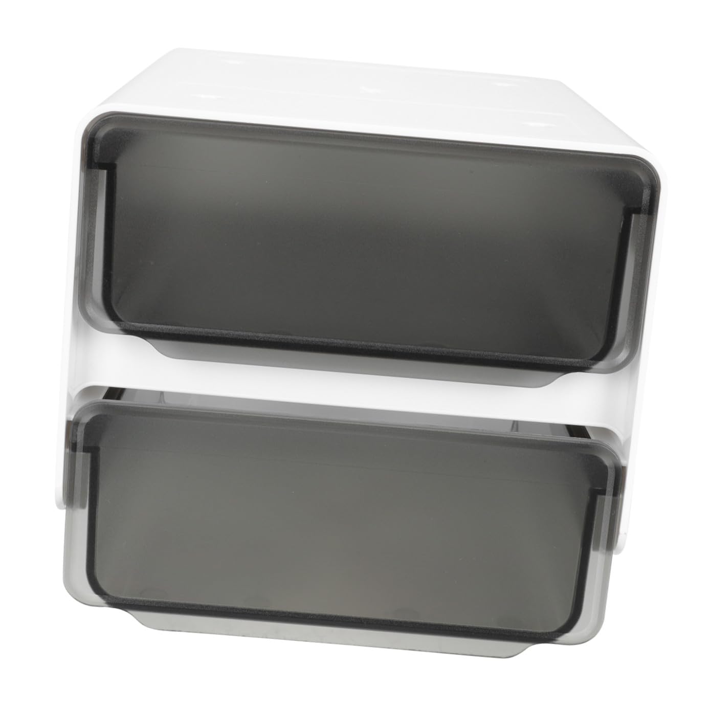 Housoutil Caja de Almacenamiento Adhesiva Cajón Oculto Pp Negro