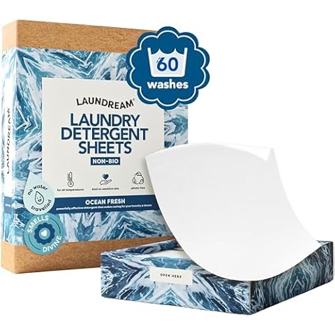 LAUNDREAM Ocean Fresh Eco Laundry Sheets Cover