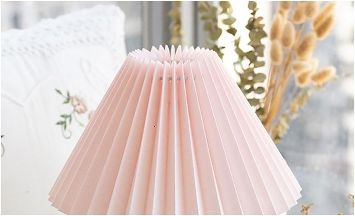 Lampa stołowa Nowoczesny styl Lampa stołowa Ceramiczny korpus lampy Różowy klosz Salon Sypialnia Lampy dekoracyjne Lampy na szafki nocne