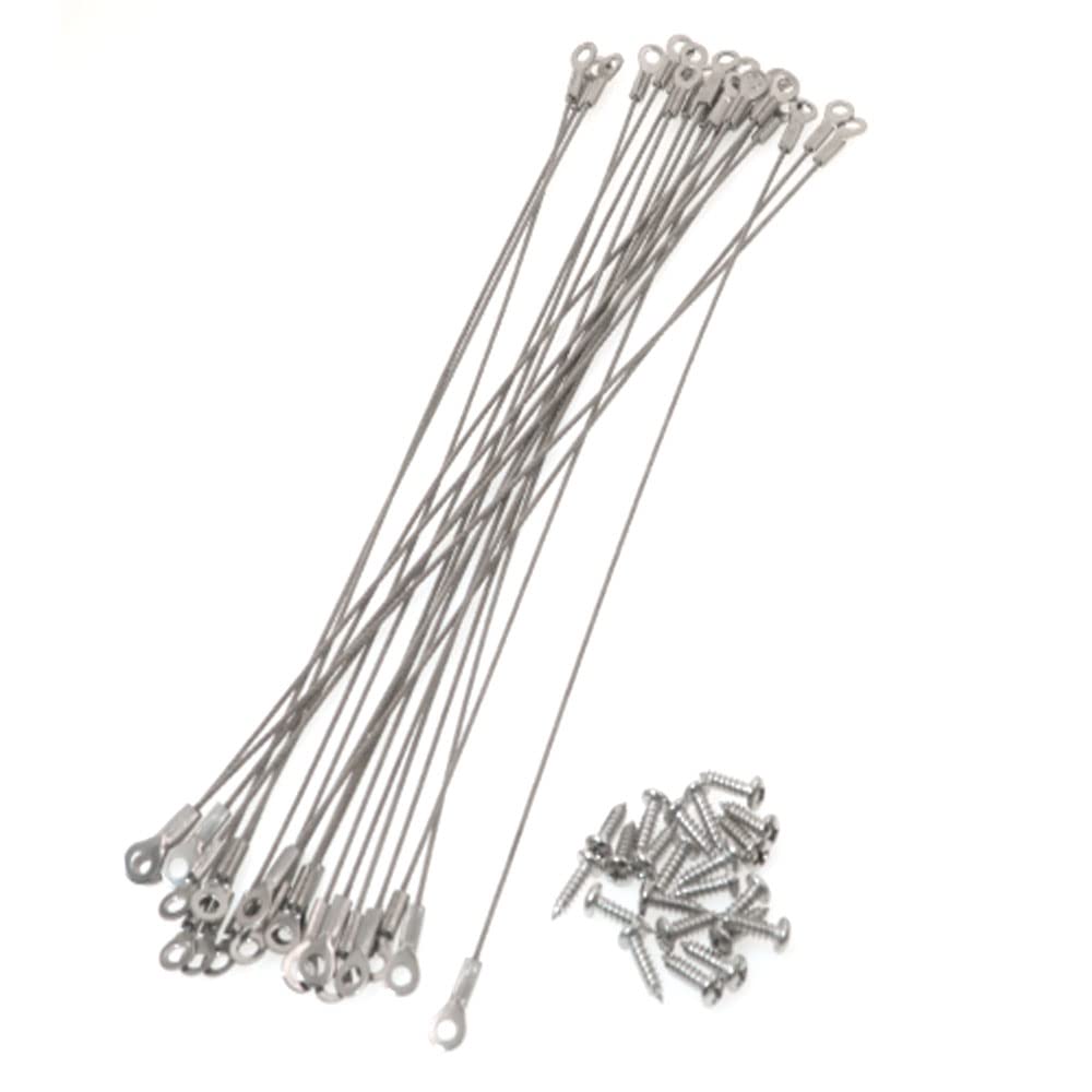 20pcs Cabinet Door Restraint,Cabinet Hinge Limiter,Limit Door Swing with Screws