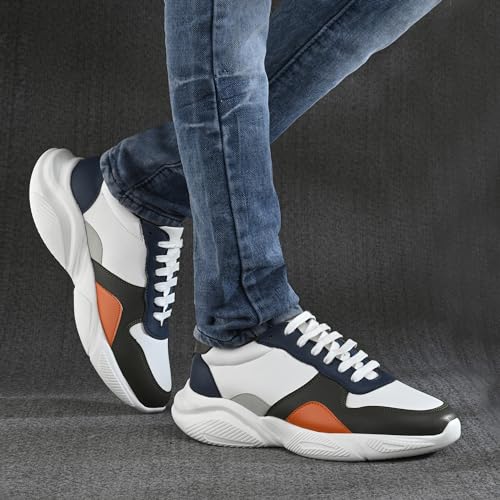 Image of Cruiser Mens Fashion Chunky Shoes|Bold & Trendy Design | Lightweight & Comfortable with Cushioned Insole | Men's Chunky Sneakers with Attitude |Perfect for Streetwear & Casual Outfits (Fleix)