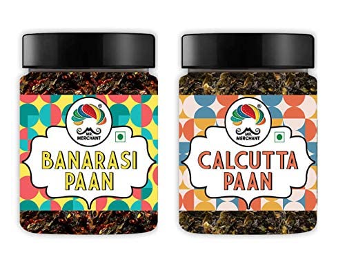 Mr. Merchant Paan Combo (Banarasi Paan, 300gm & Calcutta Paan, 300gm) Set of 2_Packing May Vary