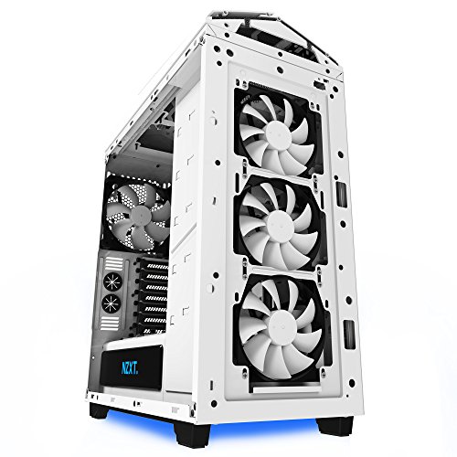 Image of NZXT Noctis 450 Mid Tower Computer Case, Glossy Wite (CA-N450W-W1