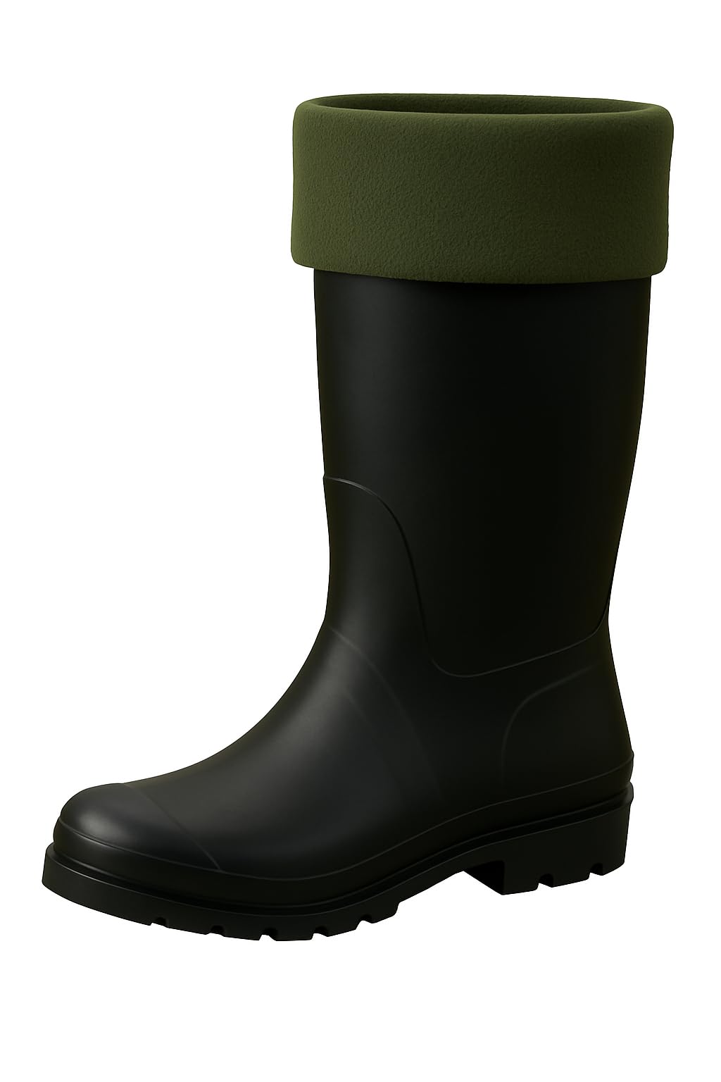 Sock Tec Men's Khaki Fleece Wellie Socks Adult Welly Wellington Boot Thermal Liners Warm Outdoor Sock One Size 6-11 (Khaki)