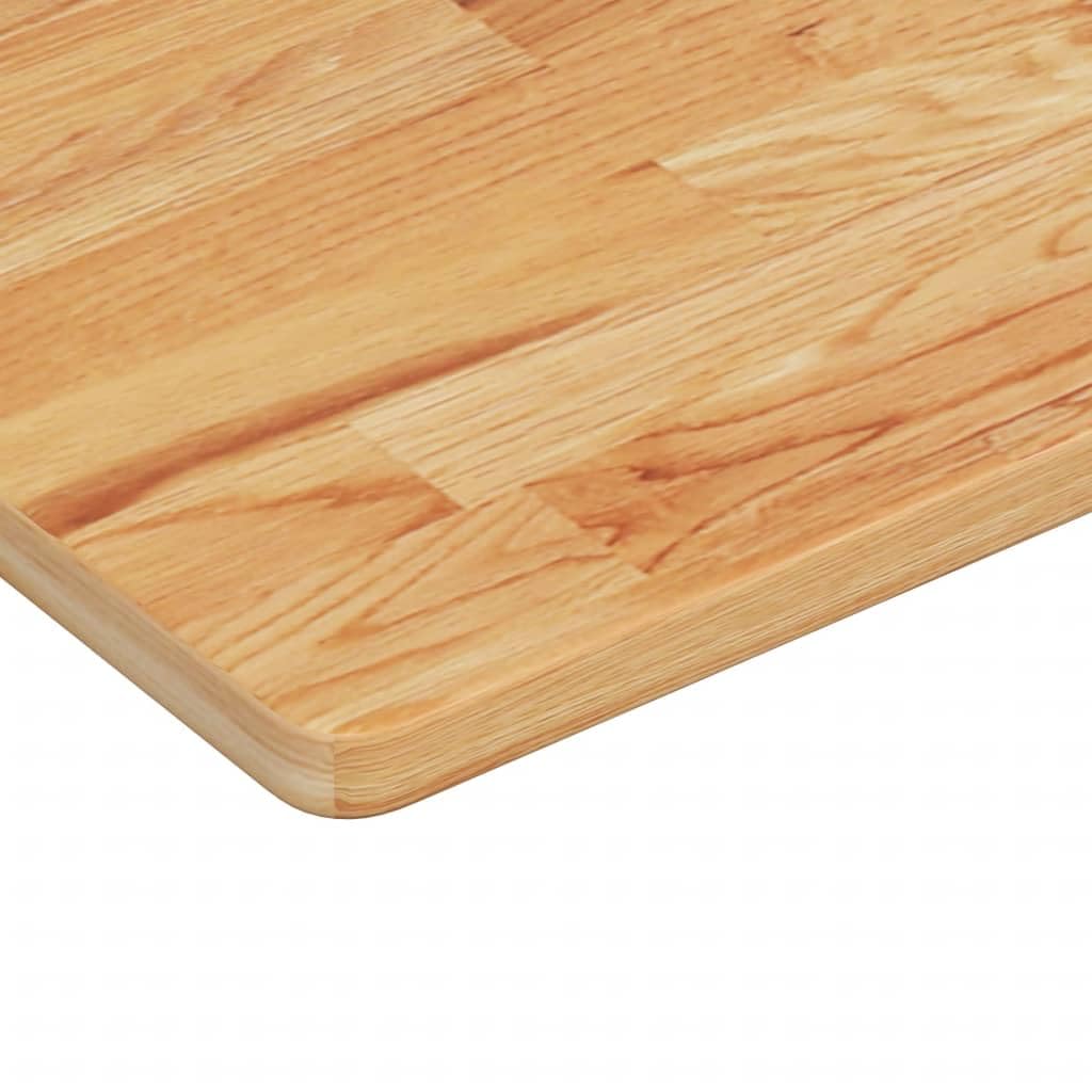 Tapa de lavabo con soporte, madera maciza de roble y acero, estantería rectangular para lavabo de pared, 60 x 40 x 2,5 cm, para baño, ahorro de espacio, 100 kg