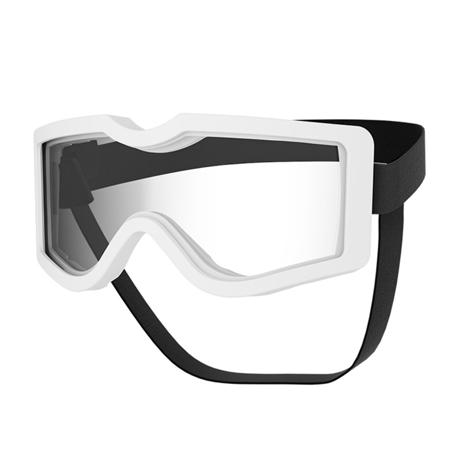 LUCKGONI Dog Goggles Scratch Resistant Sunglasses for Clear Visual Comfort Adjustable Strap Wind for Outdoor Activity