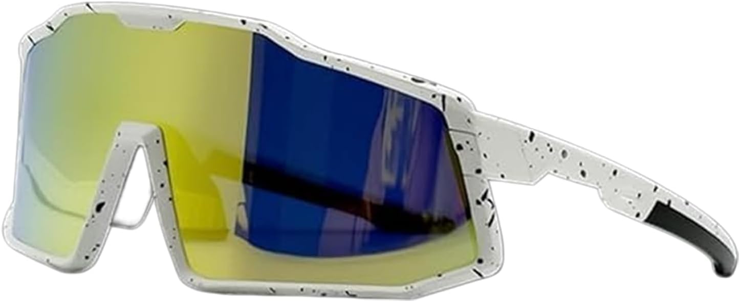 Polarized Sports Sunglasses for Men Women, UV Protection Lightweight Goggles for Driving Fishing Cycling Running