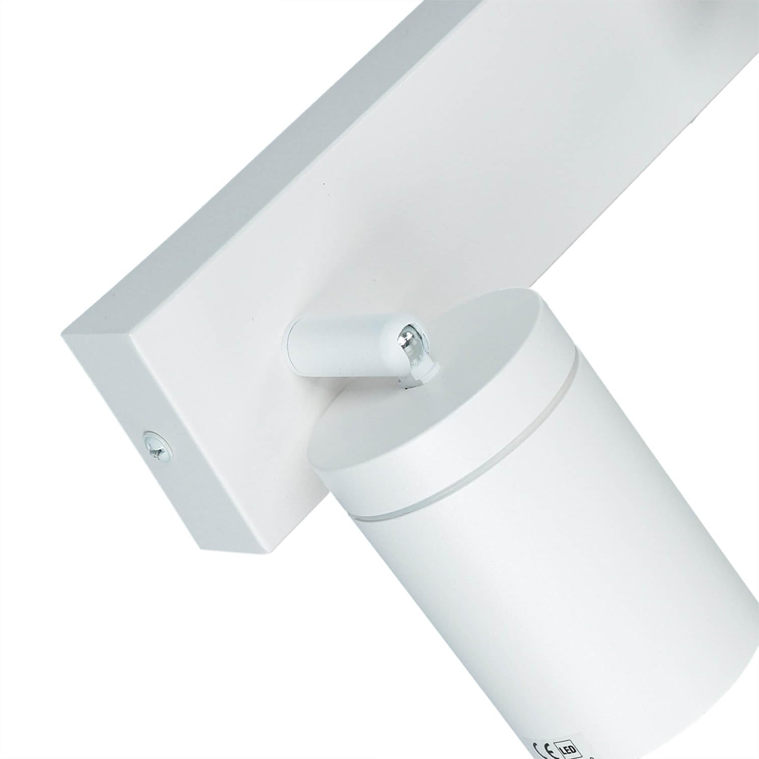 Licht-Erlebnisse Deckenspot IP44 Weiß B: 39 cm klein 3-flammig GU10 verstellbar kleiner Deckenstrahler Wohnzimmer Deckenleuchte Küche Badezimmer