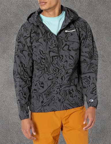 Image of Champion Men's Jacket, Windbreaker Jacket for Men,anorak Jacket With Scuba Hood,water-resistant