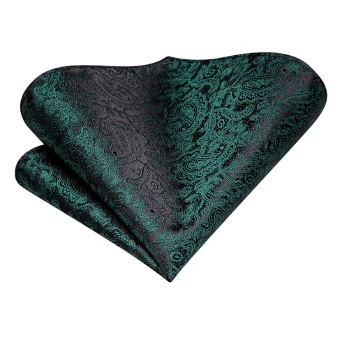 Image of Dubulle Paisley Floral Ascot for Men Self Tie Mens Cravat and Pocket Square Cufflinks Wedding