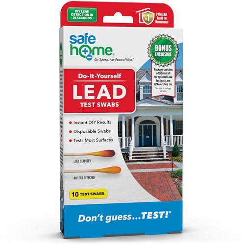 Safe Home® Lead Combo Test Kit – 10 DIY Swabs + Optional Testing ...
