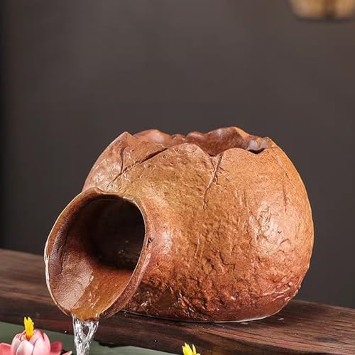 Spruzzatore automatico per acquario, fontana ornamentale per laghetto da giardino, fontana blu per paesaggistica esterna, erogatore di circolazione, accessorio decorativo per stagno 17 x 14 x 10 cm