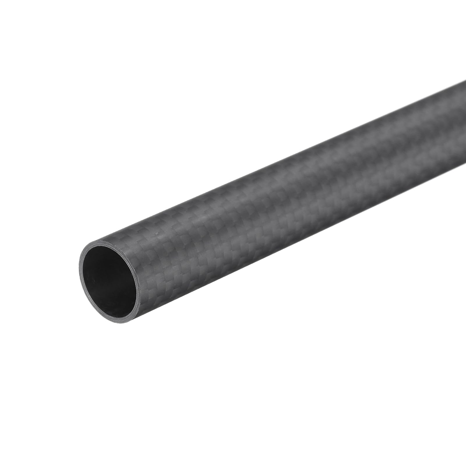 QUARKZMAN 1Pcs Tube En Fibre De Carbone 12 X 14 X 420Mm Surface Mate Rod 3K Enroulé Naturel Carbone Tubage Rond Pour Avion Rc Multicoptère Quadcoptère