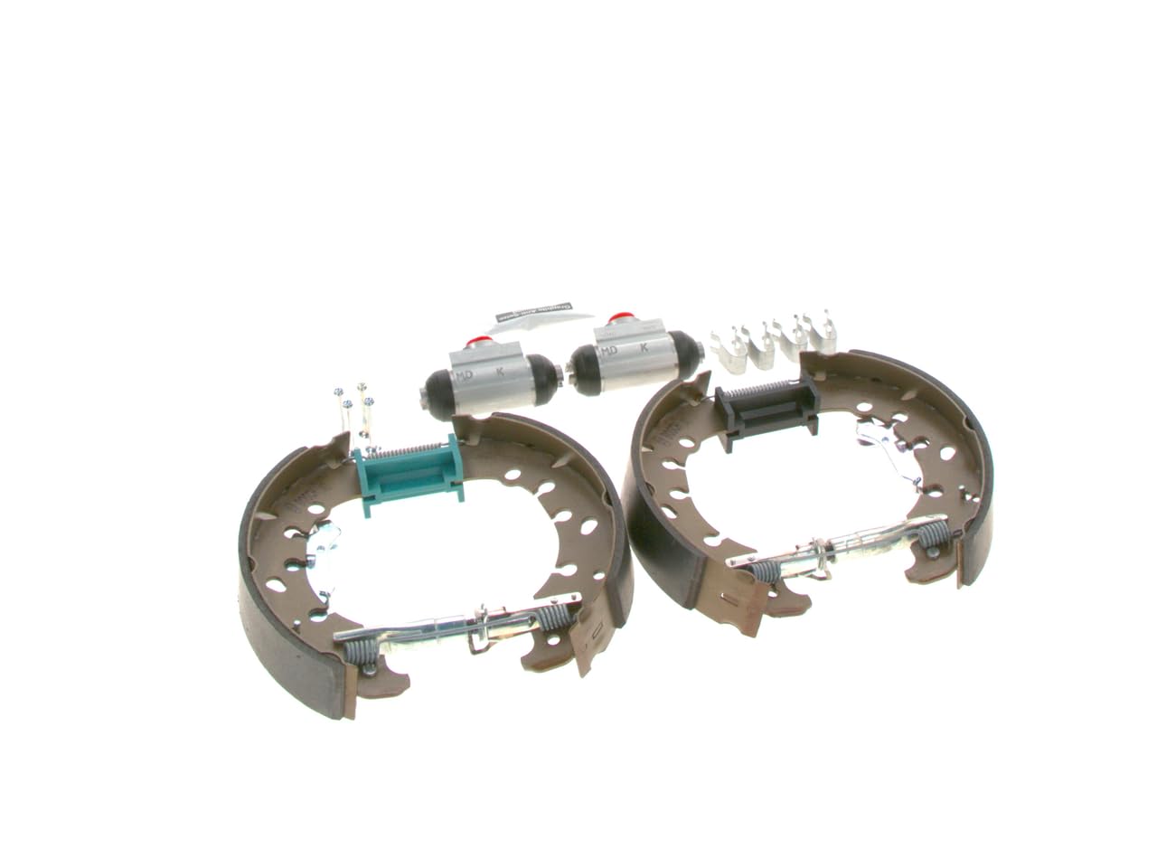 Bosch KS668 Kit Super Pro - hintere Trommelbremsenset - ein vormontiertes Set, zwei Radbremszylinder, vier Bremsbacken