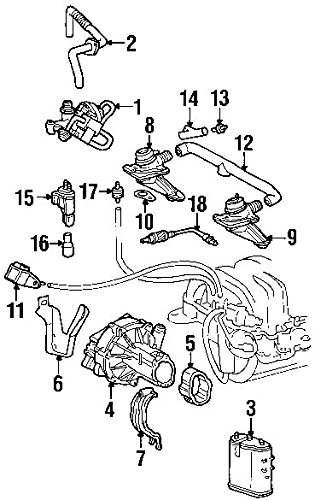 Amazon.com: Mercedes-Benz 001 540 60 17, Oxygen Sensor