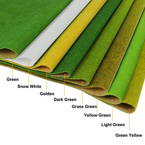 Evemodel CP 122 Artificial Model Grass Mat Trains Dark Green 40X100Cm Or 15.7‘’ X 39'' thumb #6