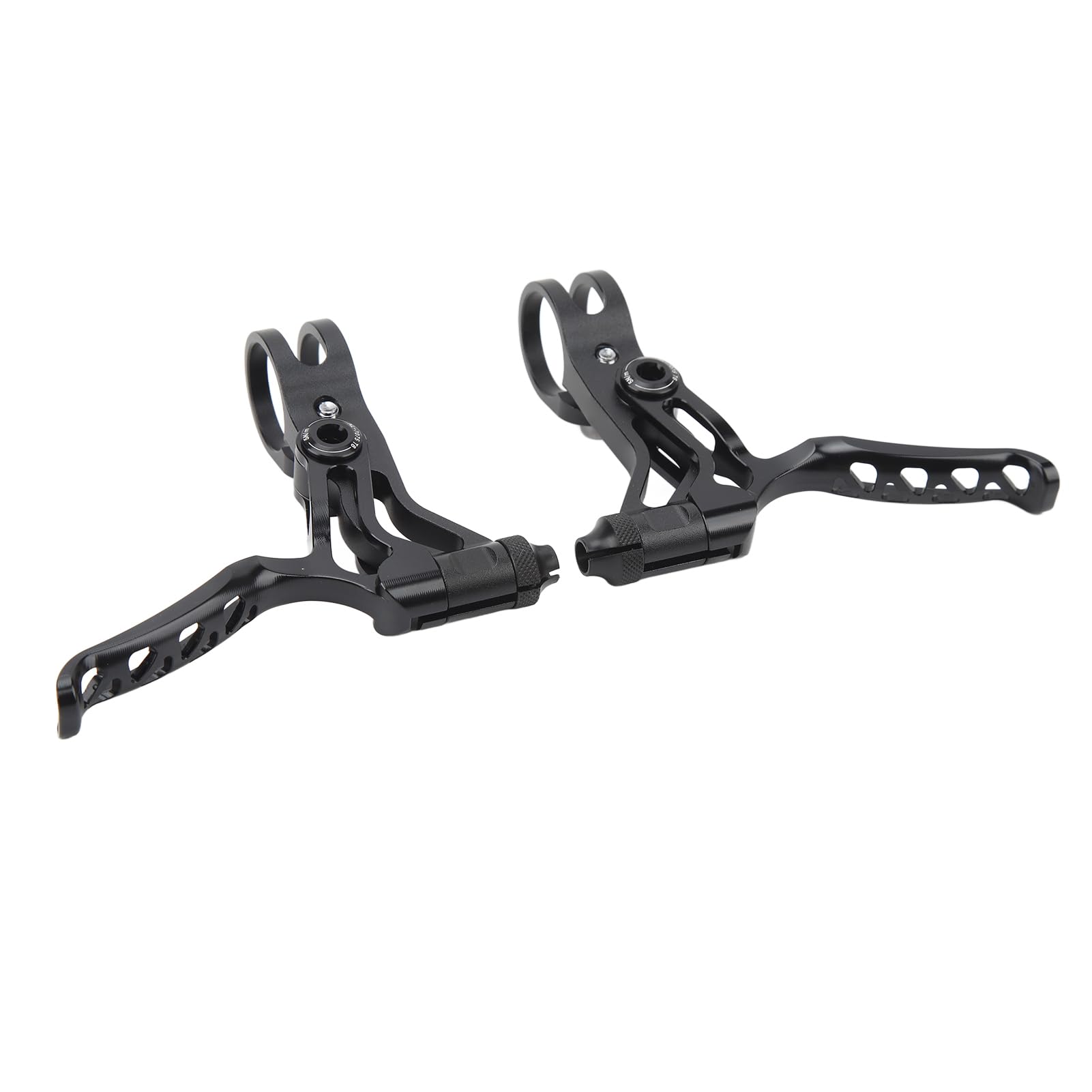 Leva del freno in bicicletta in lega di alluminio cavo 22,2 mm Sensibile manubrio freno a V nero a V per bici pieghevole per bici leggera leggera di precisione durevole desi