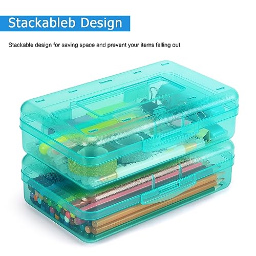 Image of Tamaki 1 Pack Plastic Pencil Box Large Capacity, Light Green