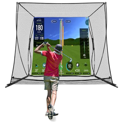 MOXOW Golf Cage Practice Hitting Net