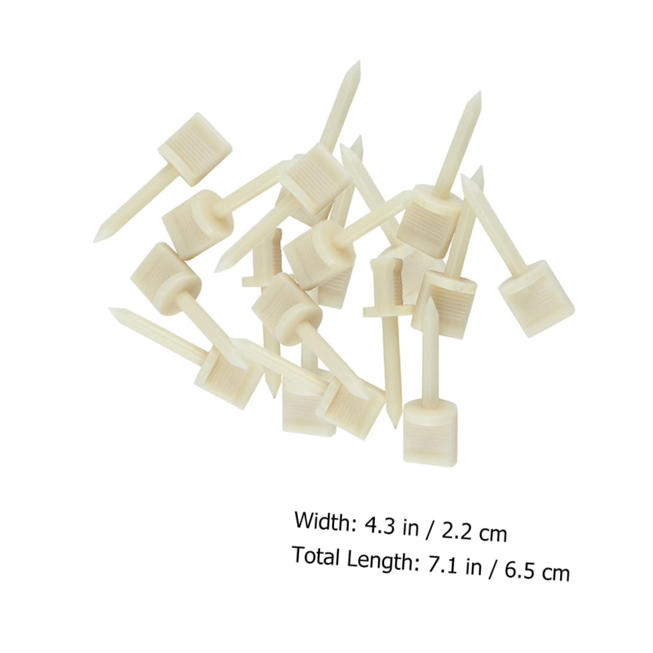 BRIGHTFUFU Professional Archery Nails Nylon Pins Large Target Stakes for Outdoor Use