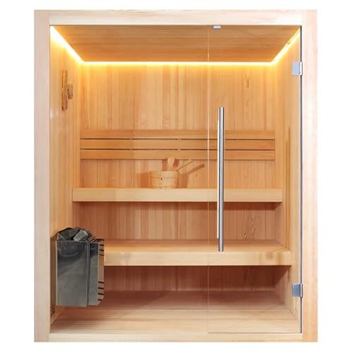 AWT AQART WATER TECHNOLOGY Sauna B1802 Pinienholz/ 180×180/ 9kW Viking Bi- O