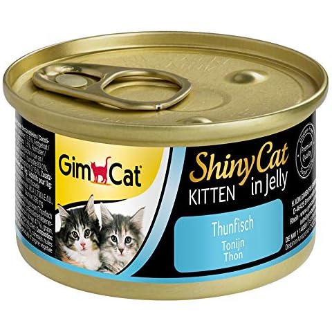 GimCat ShinyCat Kitten in Jelly Thunfisch - Nassfutter mit Fisch und Taurin für junge Kätzchen Cover