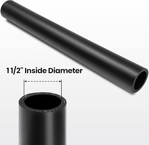 Miniatura 7 de Manguera de cuello de llenado de combustible de gasolina con 4 abrazaderas de manguera, manguera de combustible de 1 12 pulgadas de diámetro