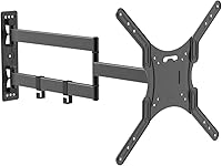 Vista 1 de Mount Plus MP-L28-400 Soporte de pared de brazo largo para TV con brazo articulado de extensión de 28 pulgadas Se adapta a tamaños de pantalla