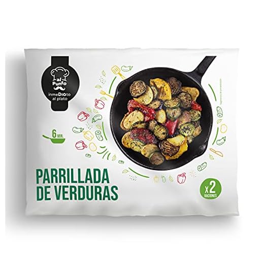 DIA AL PUNTO parrillada de verduras asadas bolsa 450 gr