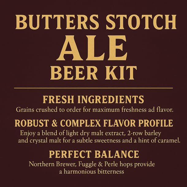 Label Peelers Butters Stotch Ale Beer Kit