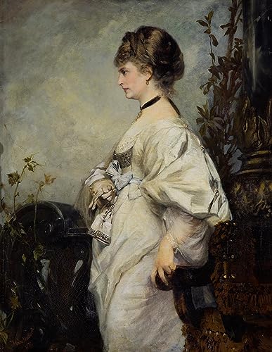 Affiche Impression d'art Hans Makart portrait sur toile décoration murale 60x90 cm