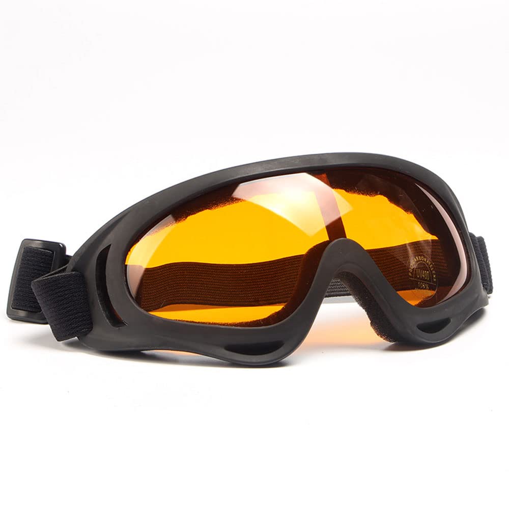 Wraparound Safety Goggles Impact Resistant Sealed Protective Work Glasses Over Spectacles for Construction Lab, Welding
