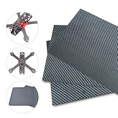 200 X 300 X 1 MM Carbon Fiber Sheets - 100% 3 K Twill Matte Carbon Fiber Plaat voor Handgemaakte DIY Portemonnee Model Deel Reparatie Panel