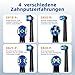 REDTRON Ersatzbürstenköpfe Kompatibel mit Oral B, 16 Stück Familienpackung Zahnbürstenköpfe für Oral B, Funktioniert mit Precision, Whitening und Floss-Schwarz