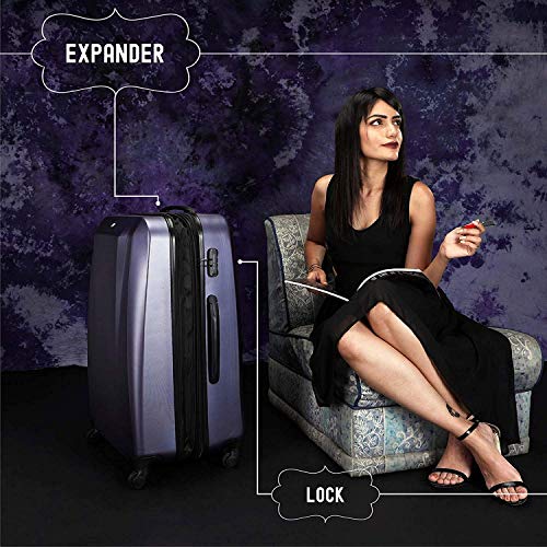 Image of Nasher Miles Canberra Hard-Sided Check-in Luggage Bag Trolley /Travel /Tourist