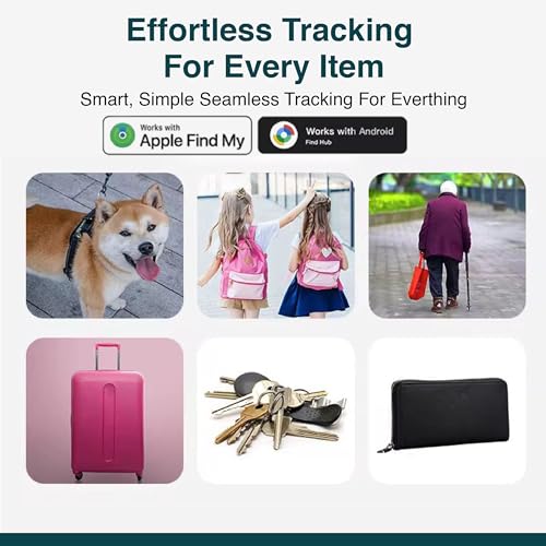 Image of Wayona Item Finder Compatible with Apple Find My and Android Find Hub, Dual System Global Baggage Tracker, Bluetooth GPS, MFi Certified, No Sim Card for Keys,Wallets (Pack of 1)