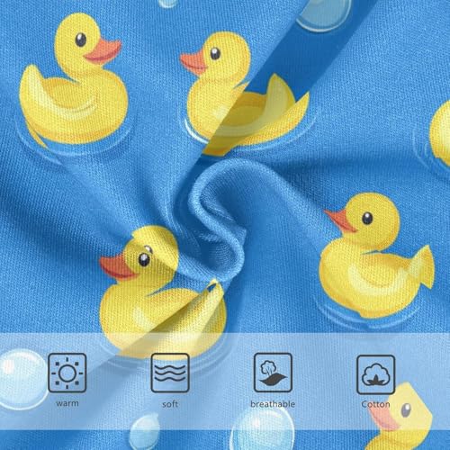 Wusikd Yellow Ducks Floating Girls' Underwear Cotton Girls Briefs Soft Toddler Underwear 2T3