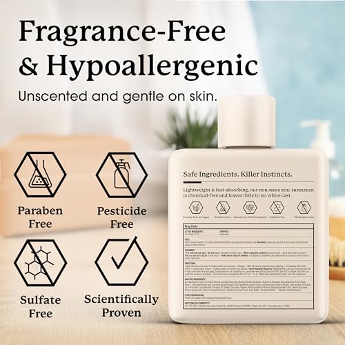 Image of MAYDAY SPF 30 Everyday Sunscreen, Chemical-Free, Fragrance-Free, 6oz | Chemical-Free, Fragrance-Free, Everyday Mineral Sunscreen, Water-Resistant, Sun Protection for Face & Body, All Skin Types