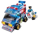 Lite Brix Lite Up Police Patrol Playset