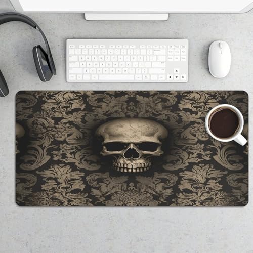Gothic Wallpaper Skull almohadilla para mouse impermeable miniatura 5