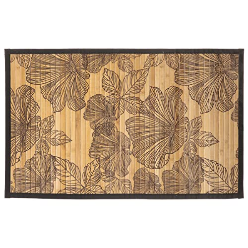 Five - Tapis de Salle de Bain Lattes en Bambou 50 x 80 cm déco Blackflora