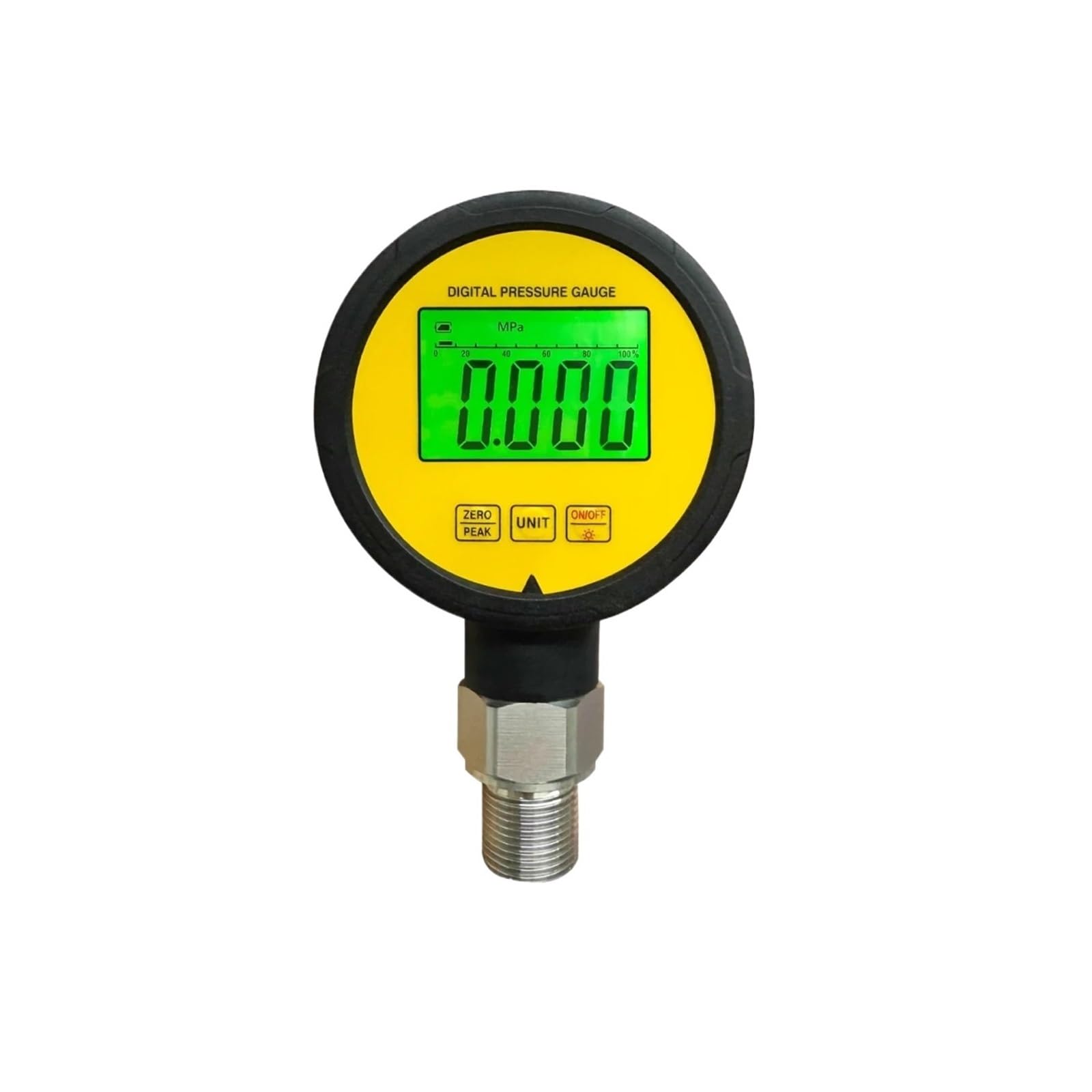 ME260P 1%FS IP65 80mm Manómetro pantalla LCD servicio HVAC alta precisión