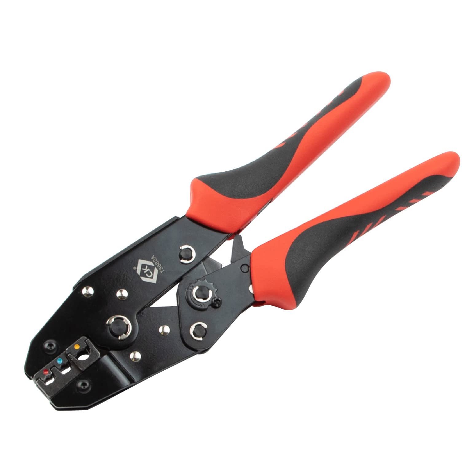 Szczypce zaciskowe z grzechotką do zacisków izolowanych 0,5-6,0 mm²