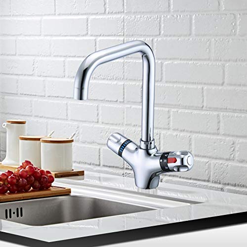 Mitigeur de cuisine thermostatique haut de gamme pour évier et bar