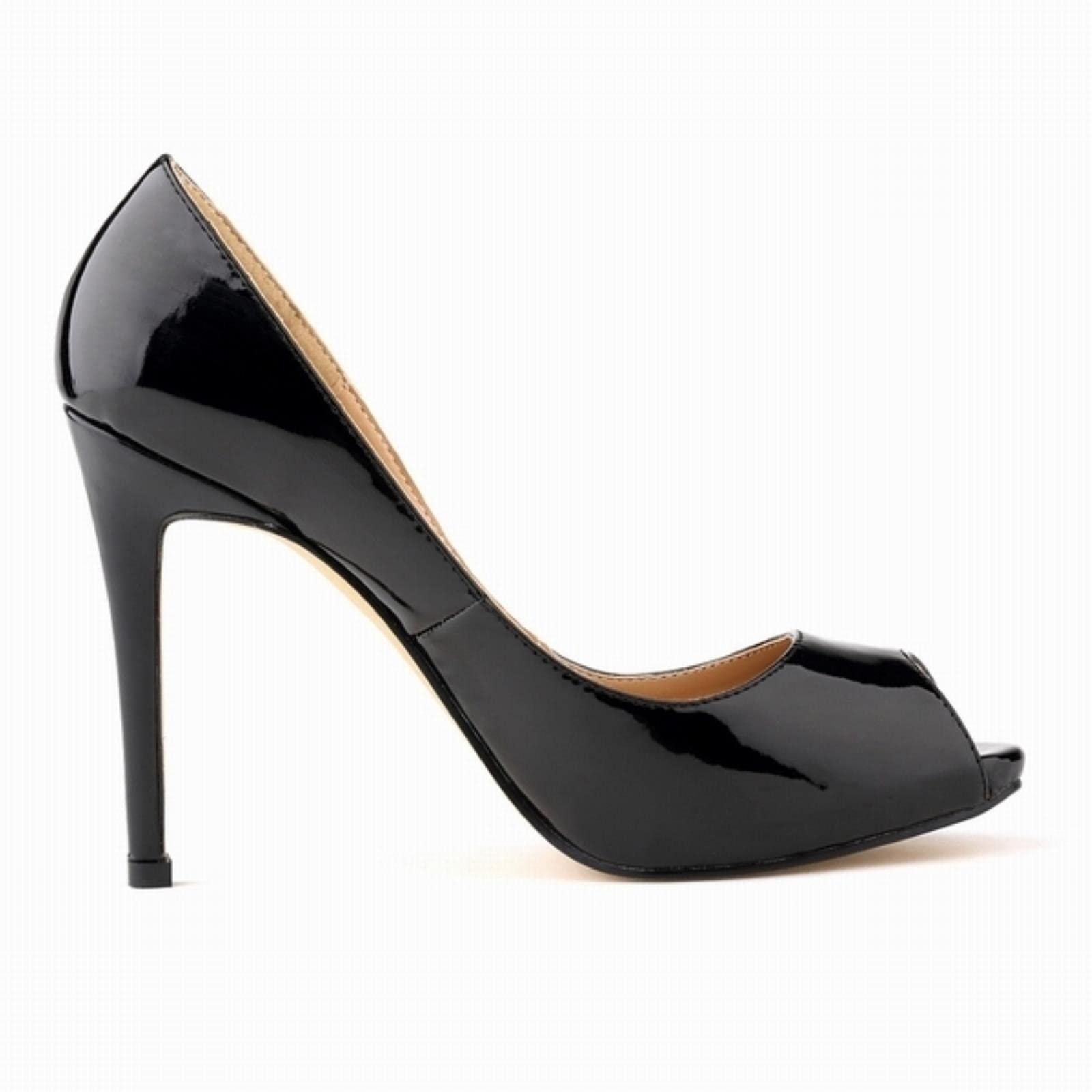 QIANKUN Platform Wedding Shoes Summer Sexy Ladies Open Toe High Heels Sandals Open Toe High Heels-black,9